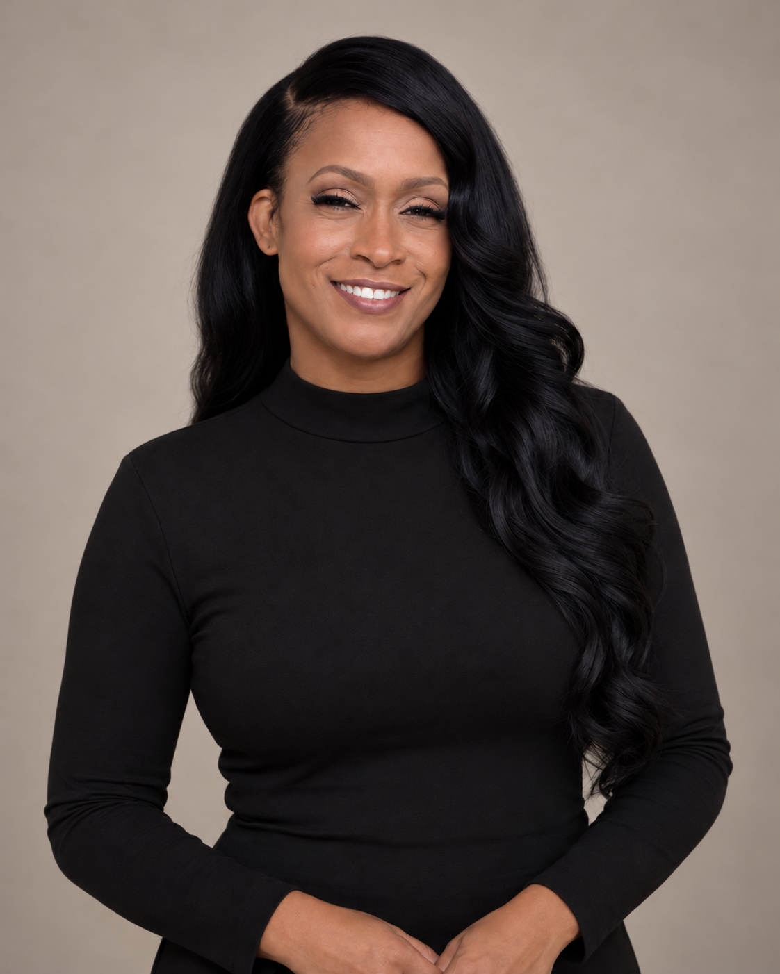 Catherine, sew-in, wig and hair topper specialist at AM Hair Extensions